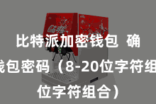 比特派加密钱包 确立钱包密码(8-20位字符组合)