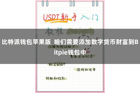 比特派钱包苹果版 咱们需要添加数字货币财富到Bitpie钱包中