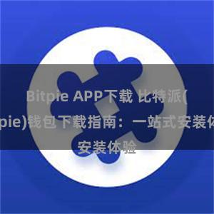 Bitpie APP下载 比特派(Bitpie)钱包下载指南：一站式安装体验