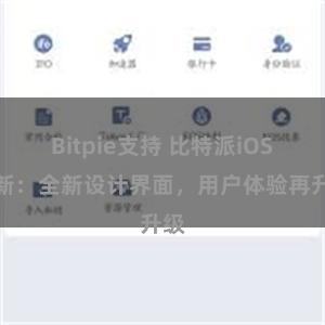 Bitpie支持 比特派iOS更新：全新设计界面，用户体验再升级