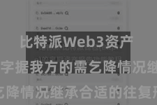 比特派Web3资产 用户不错字据我方的需乞降情况继承合适的往复形状